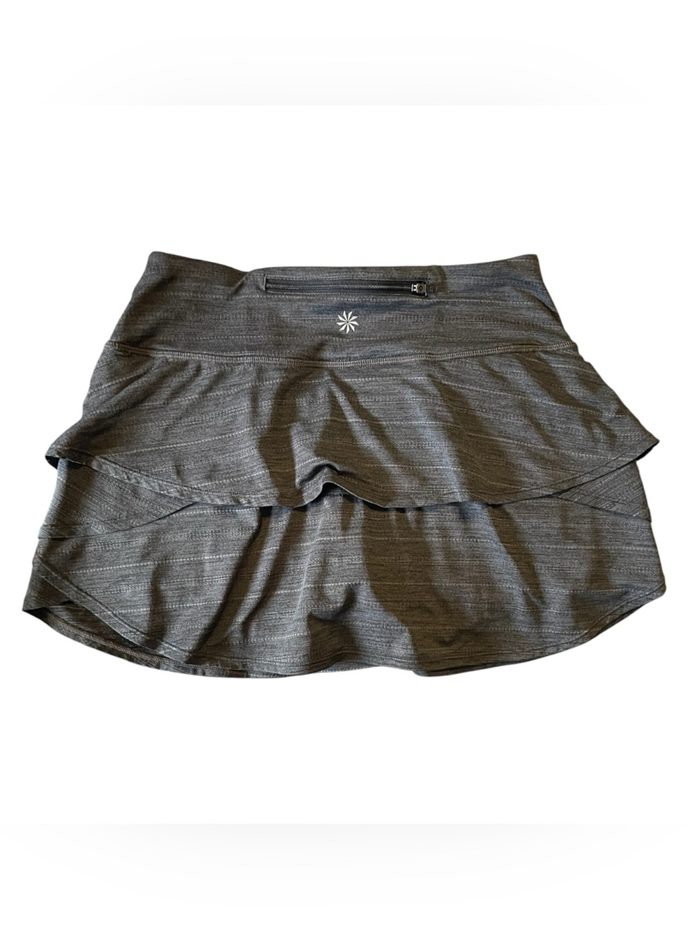 Athleta Swagger Ruffle Skort Tiered Ruffle Style
Built-In Compression Shorts